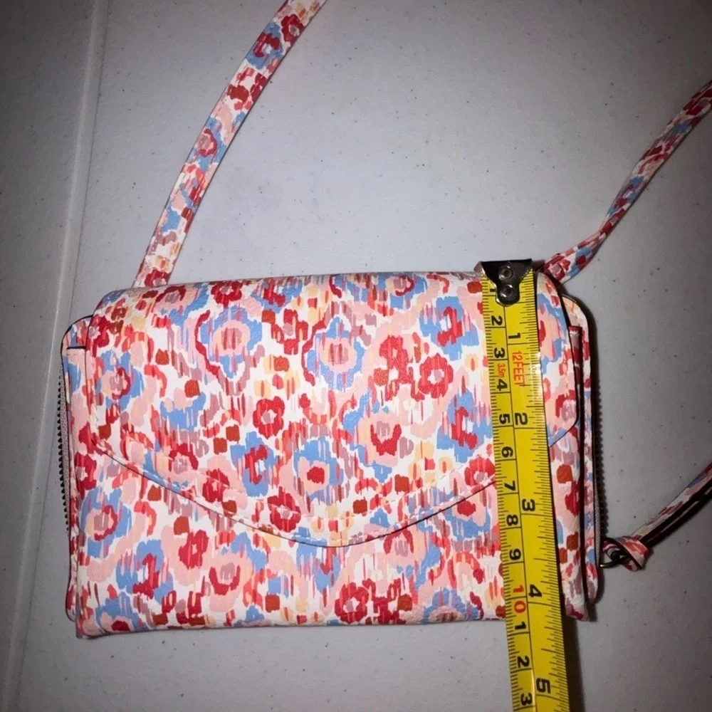 Sonoma Red and Blue Floral Clutch